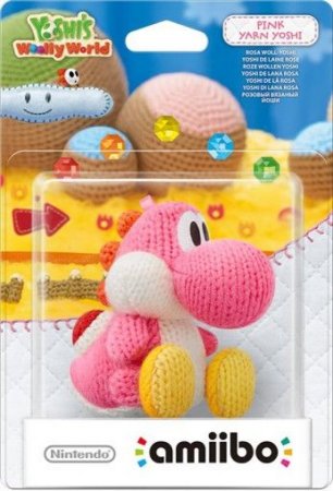 Amiibo:  :    (Pink Yarn Yoshi) (Yoshi's Woolly World Collection) +   (Yoshi) (Super Smash Bros Collection)