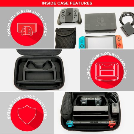 Сумка для аксессуаров и консоли Nintendo Game Traveler Deluxe System Case (NNS60) Оригинал (Switch/OLED)