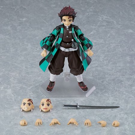 Фигурка Good Smile Company Figma: Тандзиро Камадо (Tanjiro Kamado) Клинок, рассекающий демонов (Demon Slayer: Kimetsu no Yaiba) (4545784067000) 13,5 см 