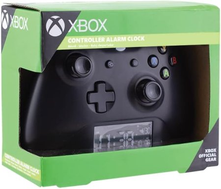  Часы/Будильник Paladone: Контроллер ИксБокс Черный (XBox Controller Black) (PP8972XB) (29249) 11 см