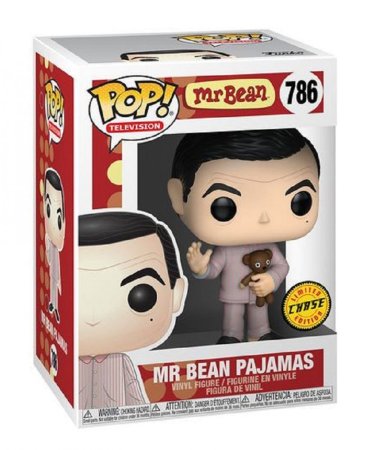 Фигурка Funko POP! Vinyl: Мистер Бин в пижаме и с мишкой (Mr Bean Pajamas w/Teddy Bear ) Мистер Бин (Mr Bean) (40146) 9,5 см