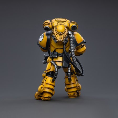 Фигурка JoyToy: Тяжелые Заступники Полад Лайкалрад 01 1:18 (Heavy Intercessors Polad Lycalrad 01 1:18) Вархаммер 40K Имперские Кулаки (Warhammer 40K Imperial Fists) (JT3433) 13 см Персонажи игр