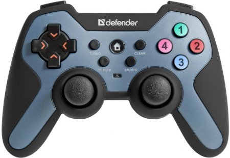 Геймпад беспроводной DEFENDER Scorpion L1, 2 дж., 14 кн. PC/PS3  