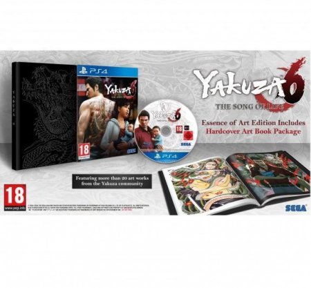  Yakuza: 6 The Song of Life. Essence of Art Edition (PS4) USED / Playstation 4