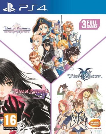  Tales of Vesperia: Definitive Edition + Tales of Berseria + Tales of Zestiria Compilation   (PS4) Playstation 4