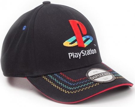 Difuzed: Playstation: Retro Logo Adjustable Cap ()   
