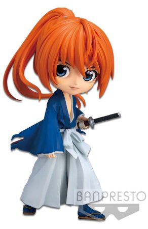 Фигурка Banpresto Q Posket: Химура Кэнсин (Battosai Himura (Ver.A)) Бродяга Кэнсин (Rurouni Kenshin) (BP16499P) 14 см