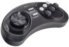Игровая приставка 16 bit Sega Retro Genesis Modern Wireless (225 в 1) + 225 встроенных игр + 2 беспроводных геймпада (Черная)