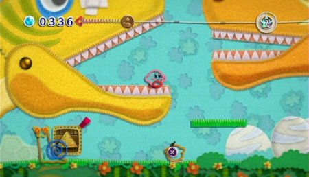 Купить игру Kirby's Epic Yarn (Wii/WiiU) USED Б/У на Nintendo Wii диск
