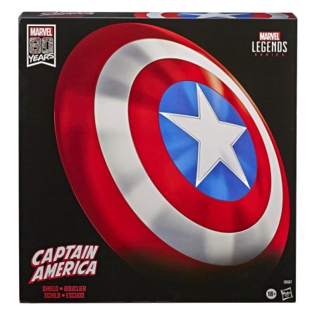  Щит Hasbro: Щит Капитана Америка (реплика) (Captain America Shield) (Марвел Легенды Мстителей) (Marvel Avengers Legends) (E8667) 66 см