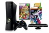 Игровая приставка Microsoft Xbox 360 Slim 250Gb + Kinect Сенсор движений + Сборник Kinect Adventures 5 игр. + игра Dance Central 2 Русская Версия (Код