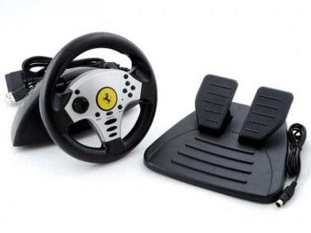 Руль Universal Challenge Racing Wheel + переходник PS2 to Xbox 360 (Xbox 360) 