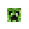  Голова из картона Minecraft Creeper