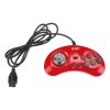 Игровая приставка 16 bit Super Drive Cars (8 в 1) + 8 встроенных игр + 2 геймпада (Красная)