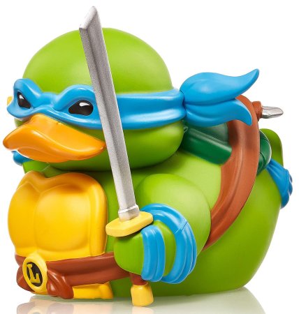Фигурка-утка Numskull Tubbz: Леонардо (Leonardo) Черепашки-ниндзя (Teenage Mutant Ninja Turtles TMNT) 9 см