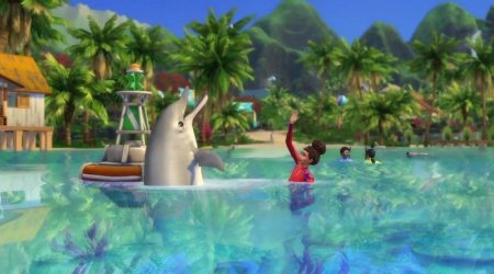 Игра The Sims 4 + Дополнение The Sims 4: Жизнь на острове (Island Living) (PS4) Playstation 4