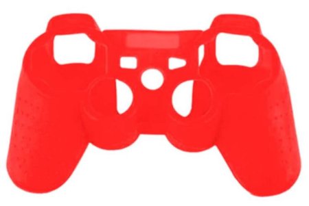 Защитный силиконовый чехол Controller Silicon Case для геймпада Sony Dualshock 3 Wireless Controller (Красный) (PS3)