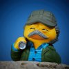 Фигурка-утка Numskull Tubbz: Акула Квинт (Quint) Челюсти (Jaws) 9 см