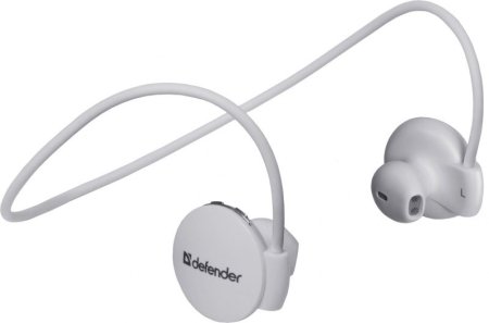 Гарнитура DEFENDER FreeMotion B611 Bluetooth, белая (PC) 