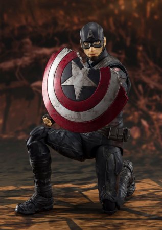  Bandai Tamashii Nations S.H.Figuarts: :  (Avengers: Endgame)      (Captain America Final Battle Edition) (587312) 15 