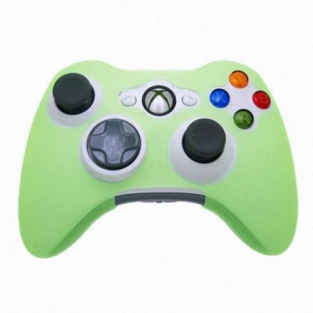 Силиконовый чехол для Xbox 360 контроллера Зеленый (Xbox 360)
