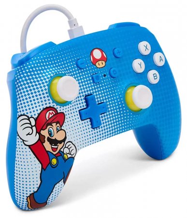   PowerA Enhanced Wired Controller for Switch  Mario Pop Art (Switch)