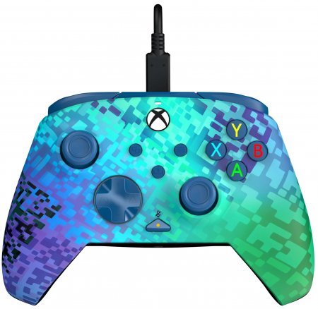   Controller Wired Rematch PDP Glitch Green (023-GG) (Xbox One/Series X/S/PC) 