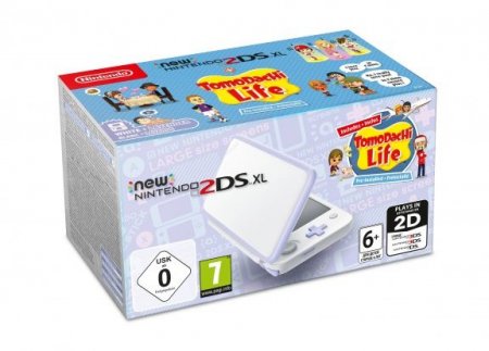     New Nintendo 2DS XL ( + ) + Tomodachi Life Nintendo 3DS