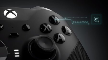 Геймпад беспроводной Microsoft Xbox Wireless Controller Elite Series 2 Black (Черный) Оригинал (Xbox One/Series X/S/PC) USED Б/У 