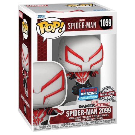 фигурки Фигурка Funko POP! Bobble: Человек Паук 2099 (Spider-Man 2099 (WH) SDCC22 (Exc)) Марвел: Год Паука (Marvel: Year of the Spider) (62283) 9,5 см