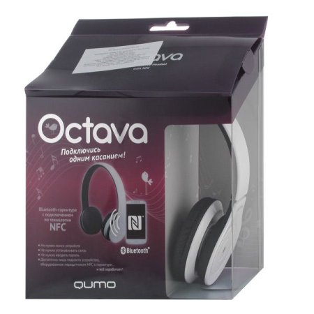 Гарнитура беспроводная QUMO Octava красная (PC) 