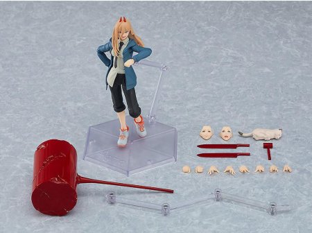 Подвижная фигурка Bandai Max Factory Figma: Пауэр (Power) Человек-бензопила (Chainsaw Man) (4545784068687) 15 см 
