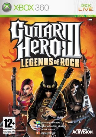 Guitar Hero: 3 (III): Legends of Rock (Xbox 360) USED Б/У