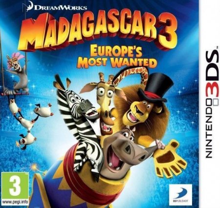    3 (Madagascar 3) Europe's Most Wanted   (Nintendo 3DS)  3DS