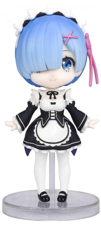 Фигурка BANDAI Tamashii Nations Figuarts mini: Рем (Rem) Жизнь с нуля в альтернативном мире (Re:Zero Starting Life in Another World) (612601) 9 см