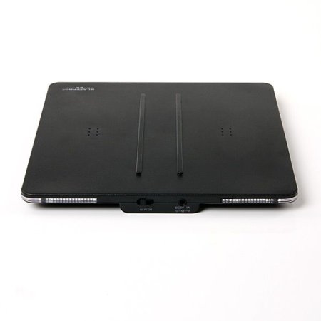 Зарядная станция индукционная (Induction Charger) для двух контроллеров + 2 аккумулятора (Чёрный) (Xbox 360) 