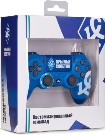  Геймпад беспроводной (кастомизированный) Sony DualShock 4 Wireless Controller (PFC Krylia Sovetov) ПФК Крылья Советов «Крылышки» RAINBO (PS4) 