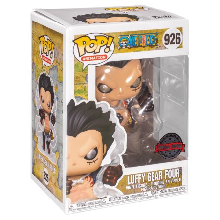 фигурки Фигурка Funko POP! Animation: Луффи Гому Гому но Ми/Техники Четвёртого Гира (Luffy Gear Four (MT) (Exc)) Ван-Пис (One Piece) (51736) 9,5 см