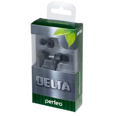 Наушники PERFEO PF-Delta, черные/графит (PC) 