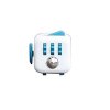 Игрушка Fidget Cube Aqua белый с голубым