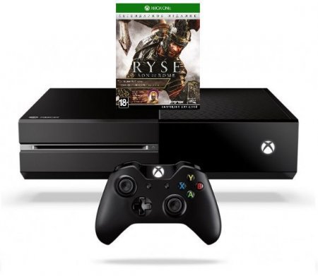   Microsoft Xbox One 500Gb Rus  + Ryse: Son of Rome Legendary Edition   