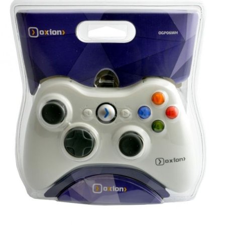 Геймпад проводной OXION OGP06WH, белый (PS3)