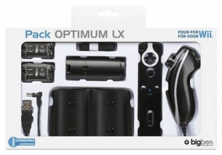   Pack Optimum LX (Nunchuk + Remote + 2  +  ) (Wii)