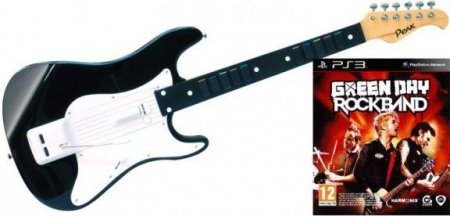   Rock Band Green Day +    Guitar Wood (PS3)  Sony Playstation 3