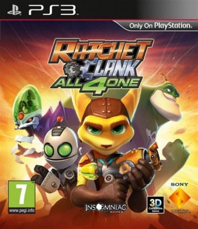  Ratchet and Clank: All 4 One     3D (PS3) USED /  Sony Playstation 3