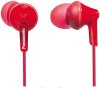 Наушники PANASONIC RP-HJE125E-R, красный (PC) 