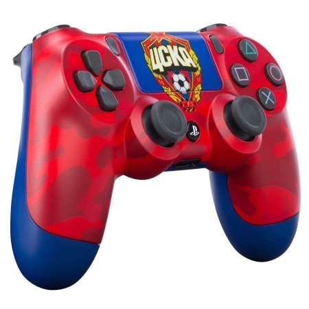  Геймпад беспроводной (кастомизированный) Sony DualShock 4 Wireless Controller (PFC CSKA) ПФК ЦСКА «Красно-армейский» RAINBO (PS4) 