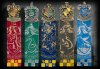  Набор закладок The Noble Collection: Гербы Факультетов (Coats of arms of Faculties) Гарри Поттер (Harry Potter) (5 шт) 17 см