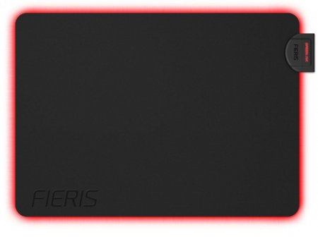      LED Red Fieris Illuminated Gaming Mousepad Speedlink (SL-620103-BK) (PC) 