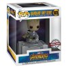 фигурки Фигурка Funko POP! Deluxe Bobble: Грут (Groot (Exc)) Марвел: Мстители: Война бесконечности - Корабль Стражей Галактики (Marvel Avengers: Infinity War - Guardians Ship) ((1026) 63212) 15 см